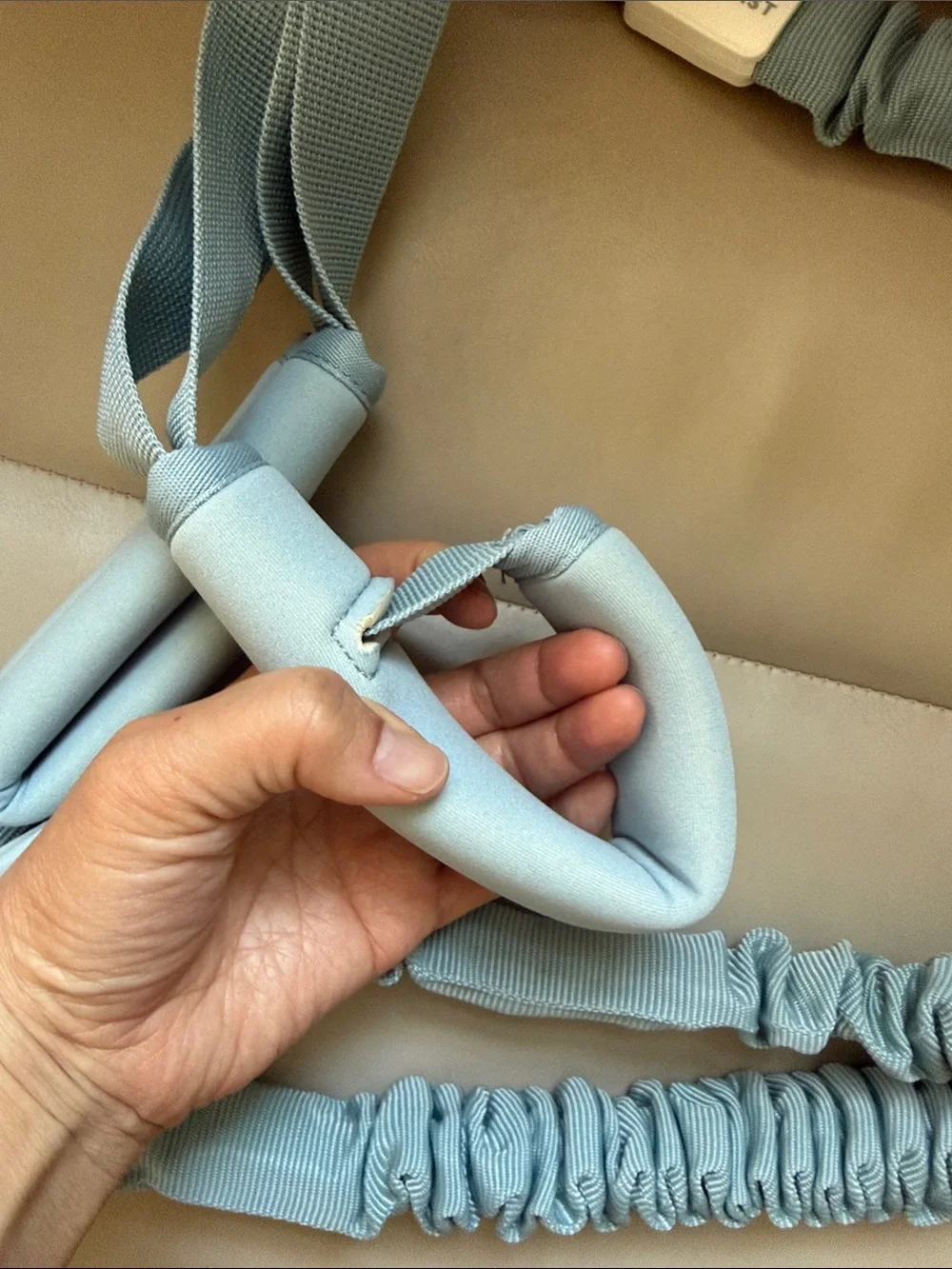 CoreFirst LEVEL TWO Light Blue Resistance Pilates Band Set - Picture 2 of 4